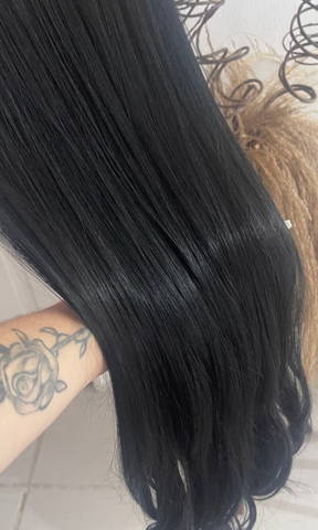 Cabelo Liso Bio Vegetal Preto